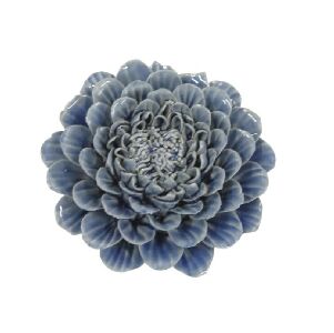 PECA DECORATIVA DE MESA - FLOR AZUL