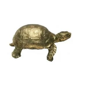 PECA DECOTATIVA DE RESINA DOURADA