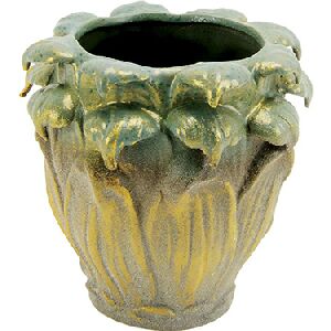 CHRYSO VASO CERAMICA VERDE M