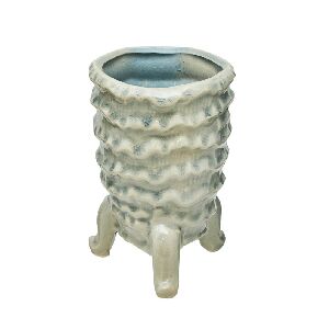 FERGIE VASO CER&Acirc;MICA AZUL PEQUENO