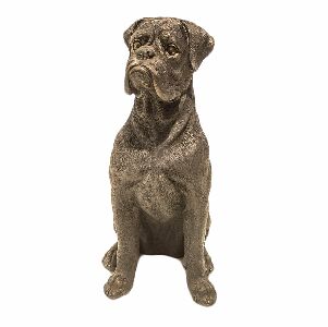 ESCULTURA CACHORRO DE RESINA