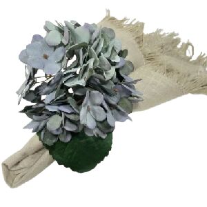 CJ 4 ANEIS DE GUARDANAPO HORT&Ecirc;NSIA VERDE 10X5X3,5CM