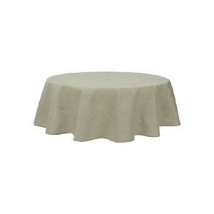 TOALHA DE MESA AUGURI CASA ROMANA NATURAL 1,80M REDONDA