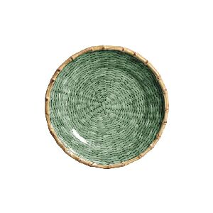 PRATO SOBREMESA CORDA FINA VERDE