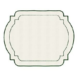 JOGO AMERICANO BRANCO COM BORDADO