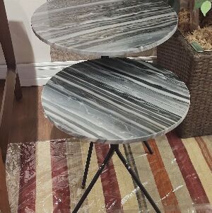 MESA REDONDA GRANITO COM BASE