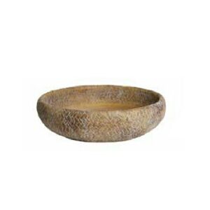 VASO ZINIA M COR MARROM AMARELADO