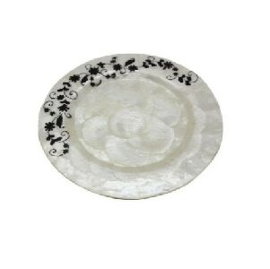 SOUSPLAT EM MADREP&Eacute;ROLA NATURAL DESIGN ARABESCO