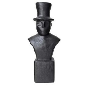 ESCULTURA FIGURA COM CHAPEU