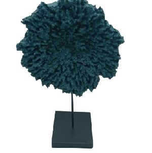 Adorno Coral com pedestal Pequeno