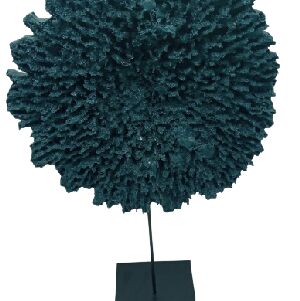 Adorno Coral com pedestal Grande