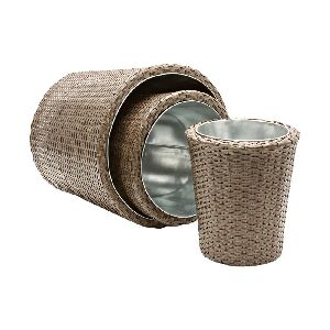 VASO DE FIBRA SINTETICA REDONDO M