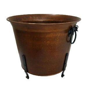 BALDE DE METAL COM P&Eacute;S