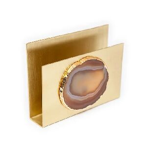 PORTA GUARDANAPO LAT&Atilde;O &Acirc;MBAR 10X3X13CM