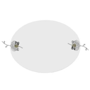 TRAVESSA OVAL MEDIA - ORQUIDEA 36X25CM