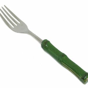 GARFO DE SOBREMESA CABO BAMBU VERDE 18X3CM