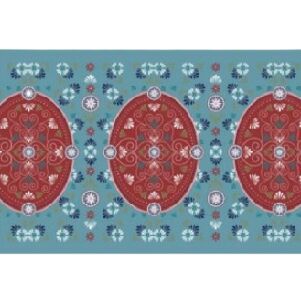 CAMINHO DE MESA PIXU FUNDO VERDE 1,75X48CM