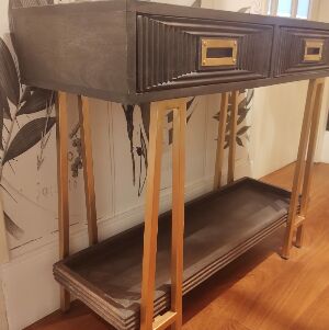 CONSOLE EM MADEIRA DARK